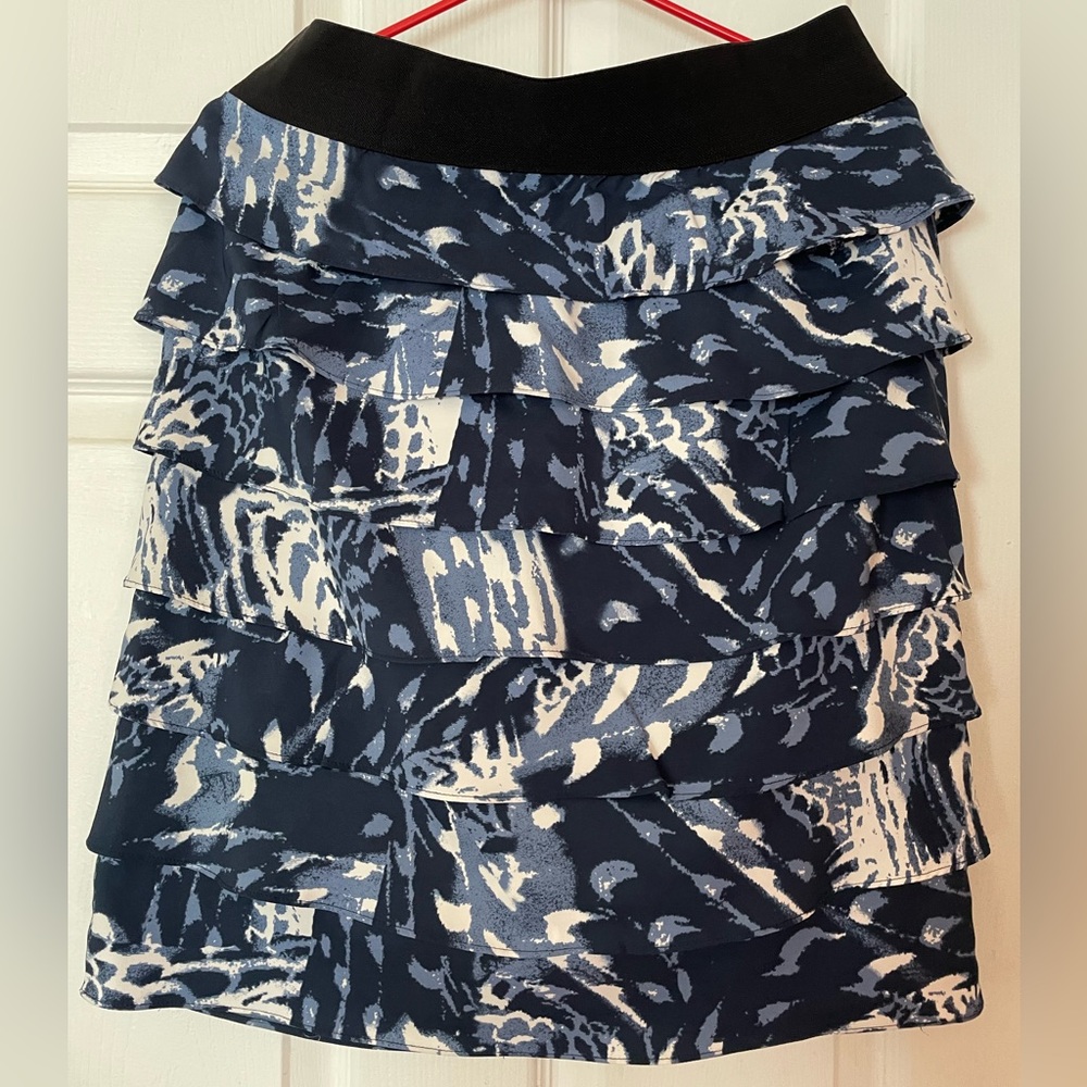 Alfani Navy and Black Skirt size 10P